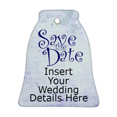 Save The Date Wedding Ornament Double Sided