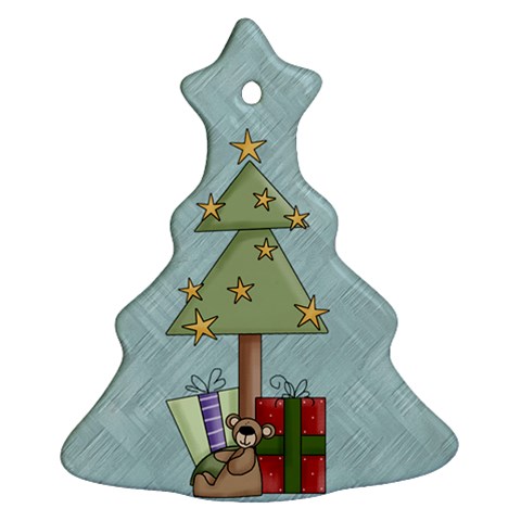 Baby s First Christmas Double Sided Tree Ornament By Catvinnat Back