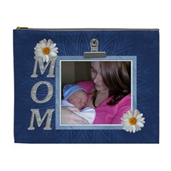 Mom Blue XL Cosmetic Bag (7 styles) - Cosmetic Bag (XL)