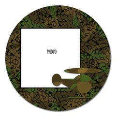 5  Cammo  - Magnet 5  (Round)