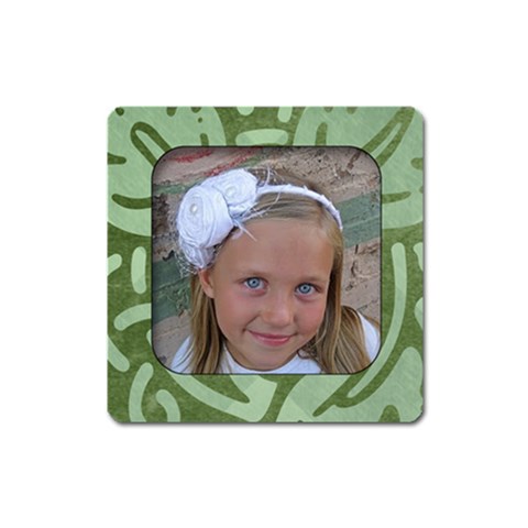 Green Summer Magnet By Amanda Bunn Front