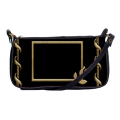 Black And Gold Shoulder Clutch