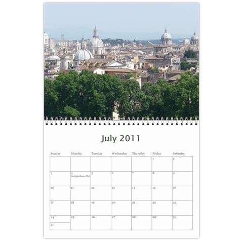 Italy Calendar For Dad By Kathryn Oberto Jul 2011