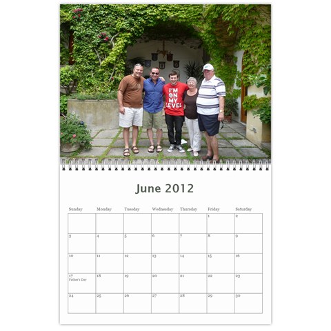 Italy Calendar For Dad By Kathryn Oberto Jun 2012