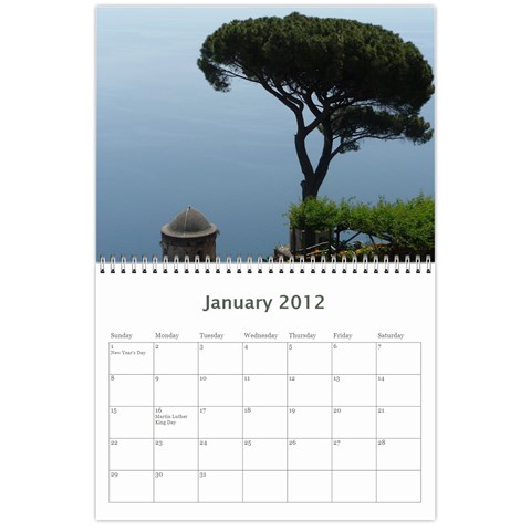 Italy Calendar For Dad By Kathryn Oberto Jan 2012