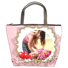 happy mothers day - Bucket Bag