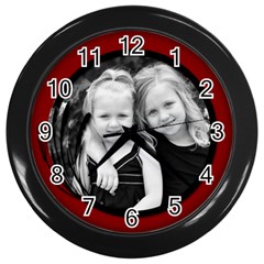 Wheat Frame Clock (4 styles) - Wall Clock (Black)