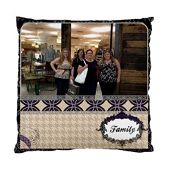 Family Royal Silhouette Cushion Cover - Standard Cushion Case (Two Sides)