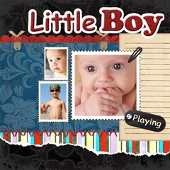 little boy - ScrapBook Page 12  x 12 