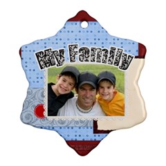 my family - Ornament (Snowflake)