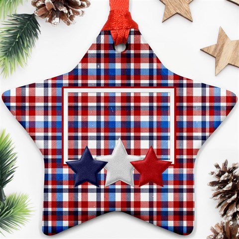 My Country Star Ornament 1 By Lisa Minor Front