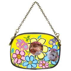 Little Girl Flower Chain purse - Chain Purse (One Side)