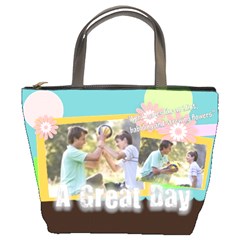 a great day - Bucket Bag