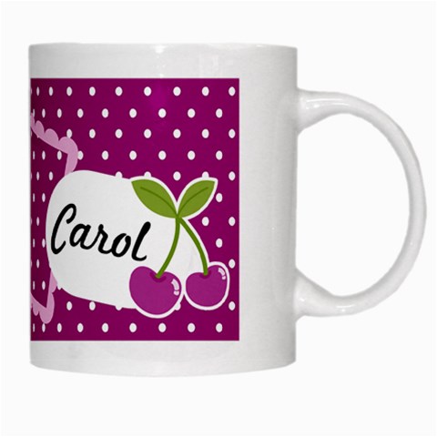 Cherry Mug 01 By Carol Right