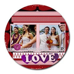 love - Round Mousepad