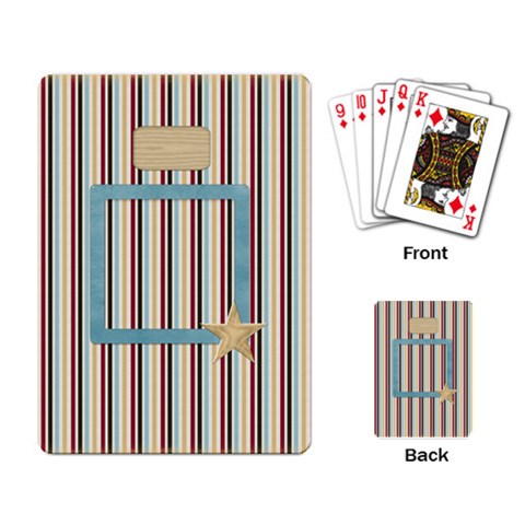 A Day To Celebrate Playing Cards 1 By Lisa Minor Back