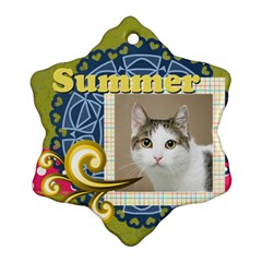 summer - Ornament (Snowflake)