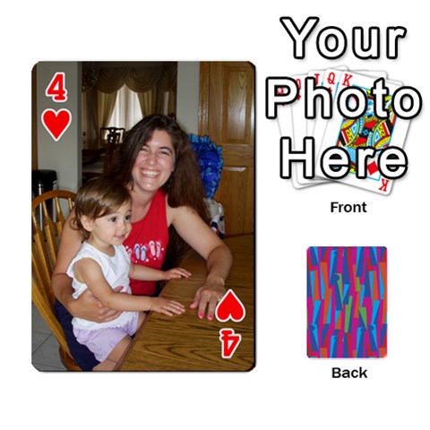 Photo Playing Cards By Lou Fazio Front - Heart4