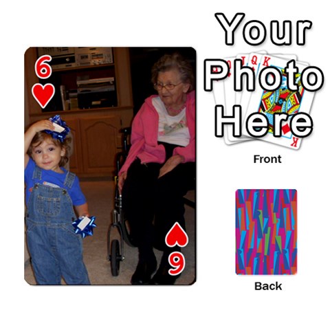 Photo Playing Cards By Lou Fazio Front - Heart6