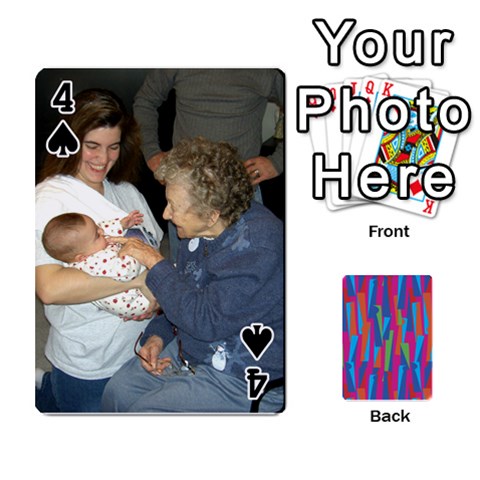 Photo Playing Cards By Lou Fazio Front - Spade4