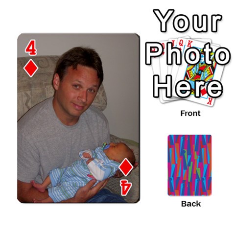 Photo Playing Cards By Lou Fazio Front - Diamond4