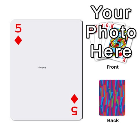 Photo Playing Cards By Lou Fazio Front - Diamond5