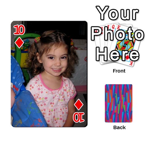 Photo Playing Cards By Lou Fazio Front - Diamond10