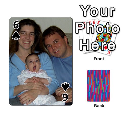 Photo Playing Cards By Lou Fazio Front - Spade6