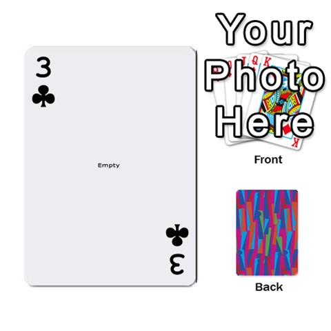 Photo Playing Cards By Lou Fazio Front - Club3