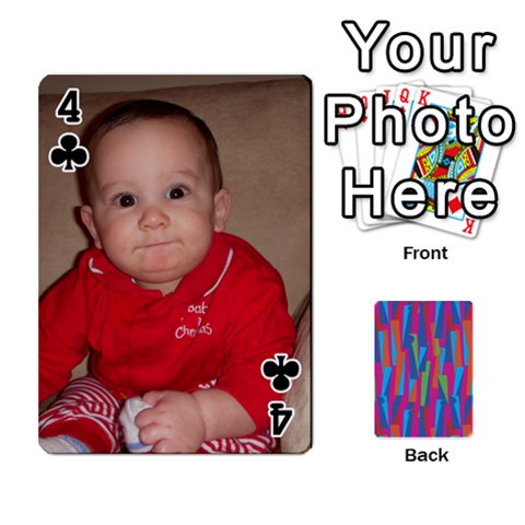 Photo Playing Cards By Lou Fazio Front - Club4