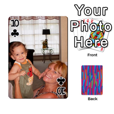 Photo Playing Cards By Lou Fazio Front - Club10