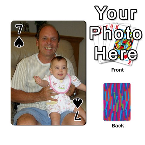 Photo Playing Cards By Lou Fazio Front - Spade7