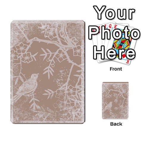 Mocha Batik 54 Design Cards By Catvinnat Back