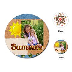 summer - Playing Cards Single Design (Round)