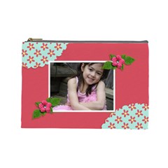 Cosmetic Bag (Large) - Flower Blooms