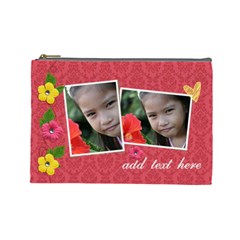 Cosmetic Bag (Large) - Swirls and Flowers (7 styles)