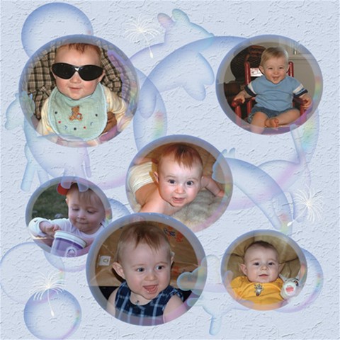 Bubbles 8x8 Scrapbook Pages By Chere s Creations 8 x8  Scrapbook Page - 1