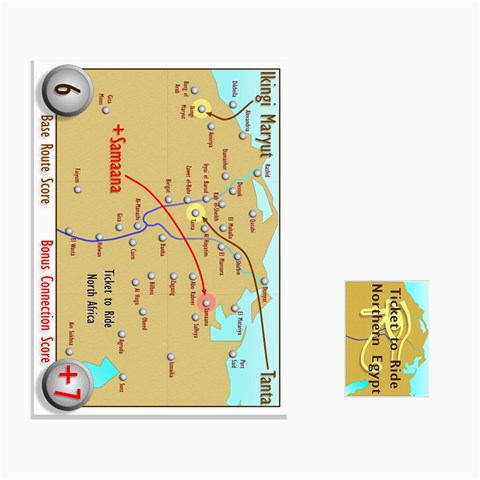 Ticket To Ride: Northern Egypt By Matthew Stevenson Front - Heart3