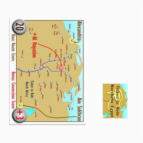 Ticket To Ride: Northern Egypt By Matthew Stevenson Front - Club10