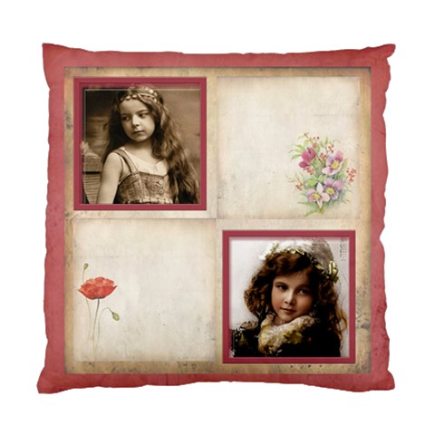 Rosa Botanica Double Sided Cushion By Catvinnat Front