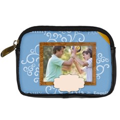 family - Digital Camera Leather Case