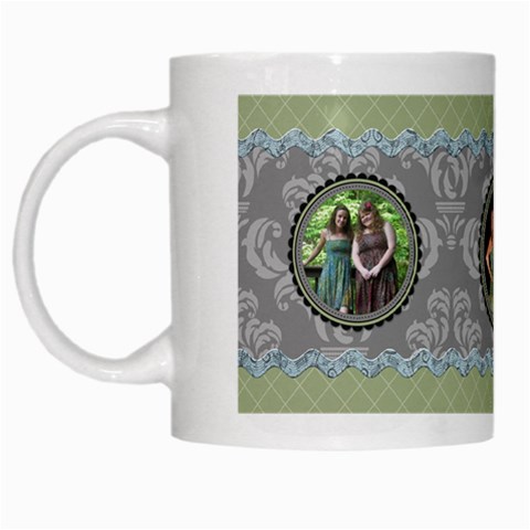 Summer Sophisticate White Mug By Klh Left