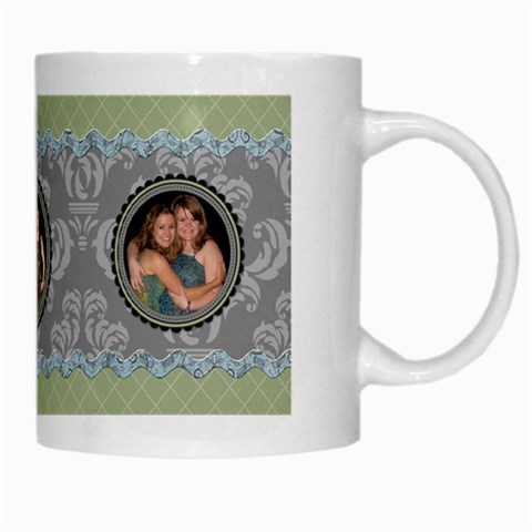 Summer Sophisticate White Mug By Klh Right