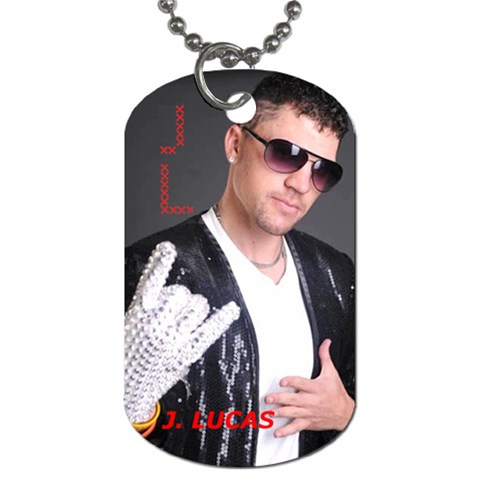 J  Lucas Dog Tag By Carol Schwenk Back