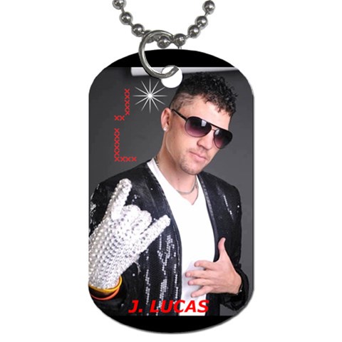 J  Lucas Dog Tag By Carol Schwenk Back