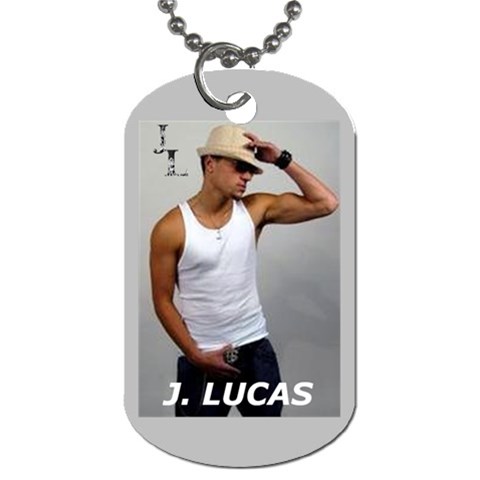 J  Lucas Dog Tag By Carol Schwenk Back