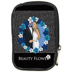 beauty flower - Compact Camera Leather Case