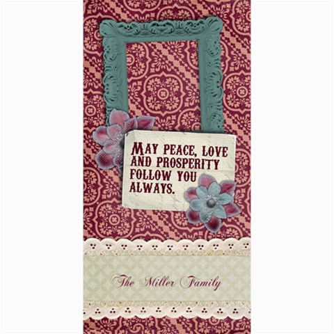 Peace, Love/holiday 4x8 Photo Card By Mikki 8 x4  Photo Card - 1