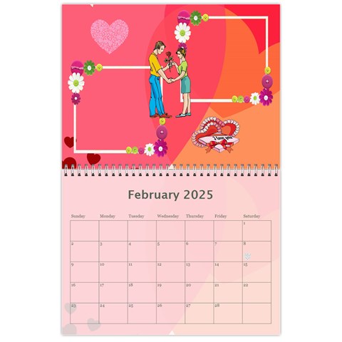 Pretty Pastels Calendar 2025 By Kim Blair Feb 2025