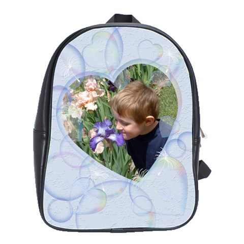 Bubbles Large School Bag By Chere s Creations Front